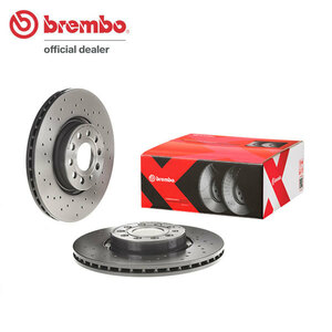 brembo ブレンボ エクストラブレーキローター フロント用 フォルクスワーゲン ゴルフヴァリアント 1KAXX 1KCAW H19.9～H21.11 2.0 TSI