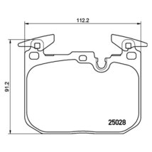 brembo エクストラパッド フロント BMW 1シリーズ (F20) 1A16 H24.3～H27.5 120i Mスポーツブレーキ [フロント:340mm リア:345mmディスク]_画像3