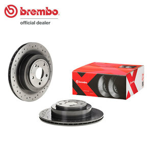 brembo エクストラブレーキローター リア用 レガシィB4 BE5 H10.12～H15.6 ターボ RSK リミテッドII・スポーツシフト D型 逆ベンチ非対応