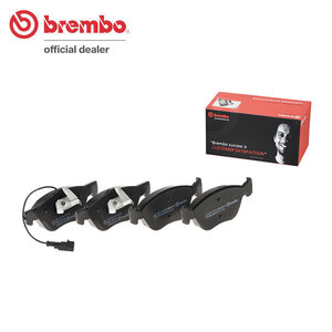 brembo ブラックブレーキパッド フロント アルファロメオ 145 930A5 930A534 H7.1～H13.9 16バルブ ツインスパーク 2.0L センサー×1タイプ