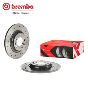 brembo ブレンボ エクストラブレーキローター リア用 シトロエン C5 X7XFV H20.10～ 3.0 V6 ATE エレクトリックパーキングブレーキ付