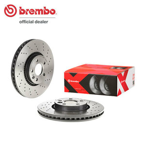 brembo ブレンボ エクストラブレーキローター フロント用 ボルボ V60 FB6304T H23.6～ T6 AWD 3.0L フロント:316mmディスク