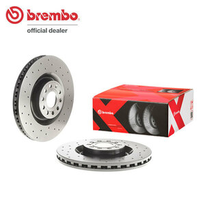 brembo エクストラローター フロント フォルクスワーゲン パサートヴァリアント (B6) 3CAXZF H18.4～H22.3 V6 4モーション 3.2L ワゴン