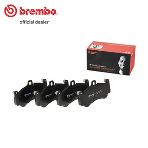 brembo ブレンボ ブラックブレーキパッド フロント用 ポルシェ 911 (997) 99770 99770K 997MA170 H18.3～ ターボ S除く 3.6L/3.8L