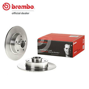 brembo ブレンボ ブレーキローター リア用 ルノー メガーヌ ZH5F H26.10～ ターボ 1.2L ベアリング付