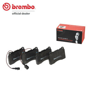 brembo ブラックブレーキパッド フロント用 アルファロメオ アルファ166 936A1 936A2 936A11 H11.9～ 2.5 V6 24V/3.0 V6 24V Brembo