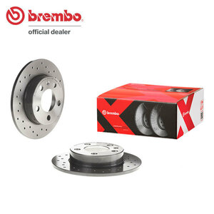 brembo エクストラブレーキローター リア用 フォルクスワーゲン ニュービートル 9CAZJ 9CAQY 1YAZJ H11.9～H24.4 NA 正規輸入車 2.0L