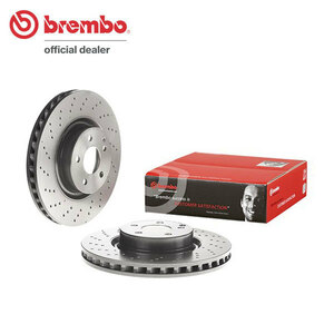 brembo ブレーキローター フロント用 メルセデスベンツ Sクラス (W221) 221071 H17.10～H23.7 S500/S550 AMGスポーツパッケージ除く