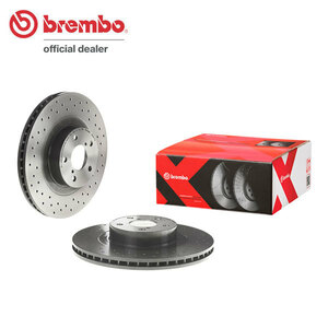 brembo ブレンボ エクストラブレーキローター フロント用 インプレッサ GDB H12.8～H13.8 WRX STi RA A型 16インチ PCD:100 逆ベンチ非対応