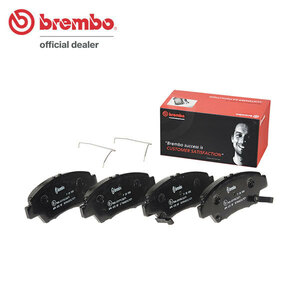brembo ブレンボ ブラックブレーキパッド フロント用 フィットハイブリッド GP4 H24.5～H25.9 RS