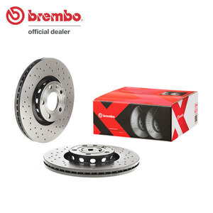 brembo ブレンボ エクストラブレーキローター フロント用 アウディ A6 (C5) 4BBDV H13.12～H16 2.4L セダン 4B_2_060001～