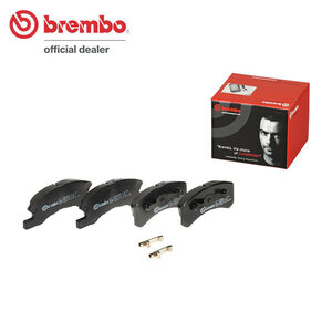 brembo ブレンボ ブラックブレーキパッド フロント用 ムーヴ L160S H14.10～H16.11 ターボ R/カスタムR フロント:ソリッドディスク車
