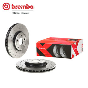 brembo ブレンボ エクストラブレーキローター フロント用 アウディ A4 (B8) 8KCDNF H21.3～H23.6 2.0 TFSI クワトロ