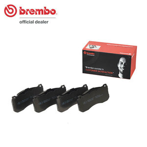 brembo ブレンボ ブラックブレーキパッド フロント用 ミニ (R56) JCWGP H24.10～H26.4 ジョンクーパーワークスGP フロント:6POT