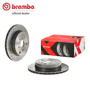 brembo ブレンボ エクストラブレーキローター リア用 インプレッサ GRB H19.11～ WRX STI Brembo