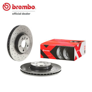 brembo ブレンボ エクストラブレーキローター フロント用 ボルボ S80 AB4164T H23.4～ ドライブe 1.6L