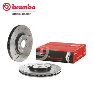 brembo ブレーキローター フロント用 ベンツ SLKクラス (R171) 171442 H18.2～H20.5 SLK200 コンプレッサー オプションスポーツパッケージ