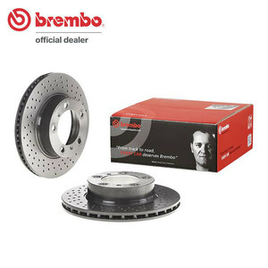 brembo ブレンボ ブレーキローター フロント用 ポルシェ ケイマン (987) 98720 H18.8～H20.10 2.7L