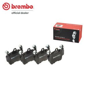 brembo ブレンボ ブラックブレーキパッド リア用 ポルシェ 911 (997) 997MA101S H22.10～H23.11 カレラGTS 3.8L