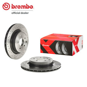 brembo ブレンボ エクストラブレーキローター リア用 フェアレディZ Z33 HZ33 H17.9～H20.12 バージョンS/ST/ニスモ Brembo