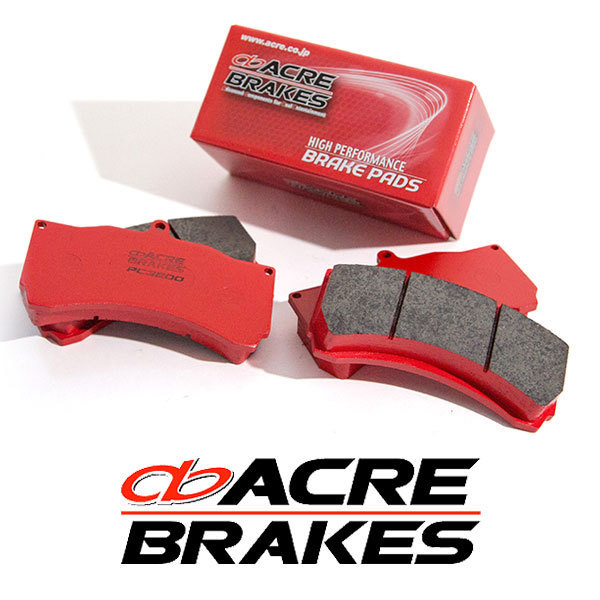 ACRE アクレ ブレーキパッド PC3200 前後セット BRZ ZC6 H24.3~R2.7 FR S 2.0L リアベンチディスク