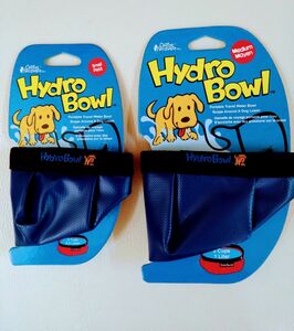 最終値下げ、Hydro．BOWL.ワンちゃん,ウォーターボウルsmall.petitとmedium.Moyen.未使用品２個セット