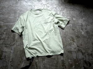 23ss NY購入/XL/LIGHT GREEN/CAMPIONE Big Silhouette drawcord COTTON T-Shirts ''Big Logo'' /ビッグシルエット ドローコード Tシャツ