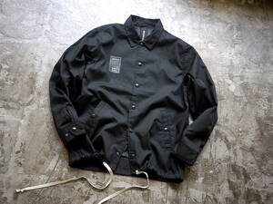 最新作 NY購入/M/BLACK/'CAMPIONE' Cotton Coach Jacket Long drawcord / ロングドローコード コーチジャケット