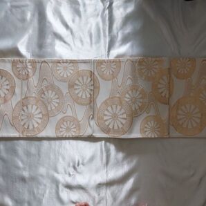 ウソでしょ!ホントです、金価格高騰中!早い者勝ち!踊りの先生コレクション 豪華絢爛!金糸仕立て袋帯 刺繍烙印入り