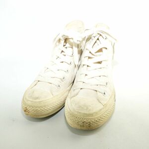 Converse All Star コンバースオールスター 4 1/2 23.5 ハイカットスニーカー キャンバス地 白 ホワイト/EC12