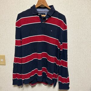 TOMMY ラガーシャツ 長袖ポロシャツ 