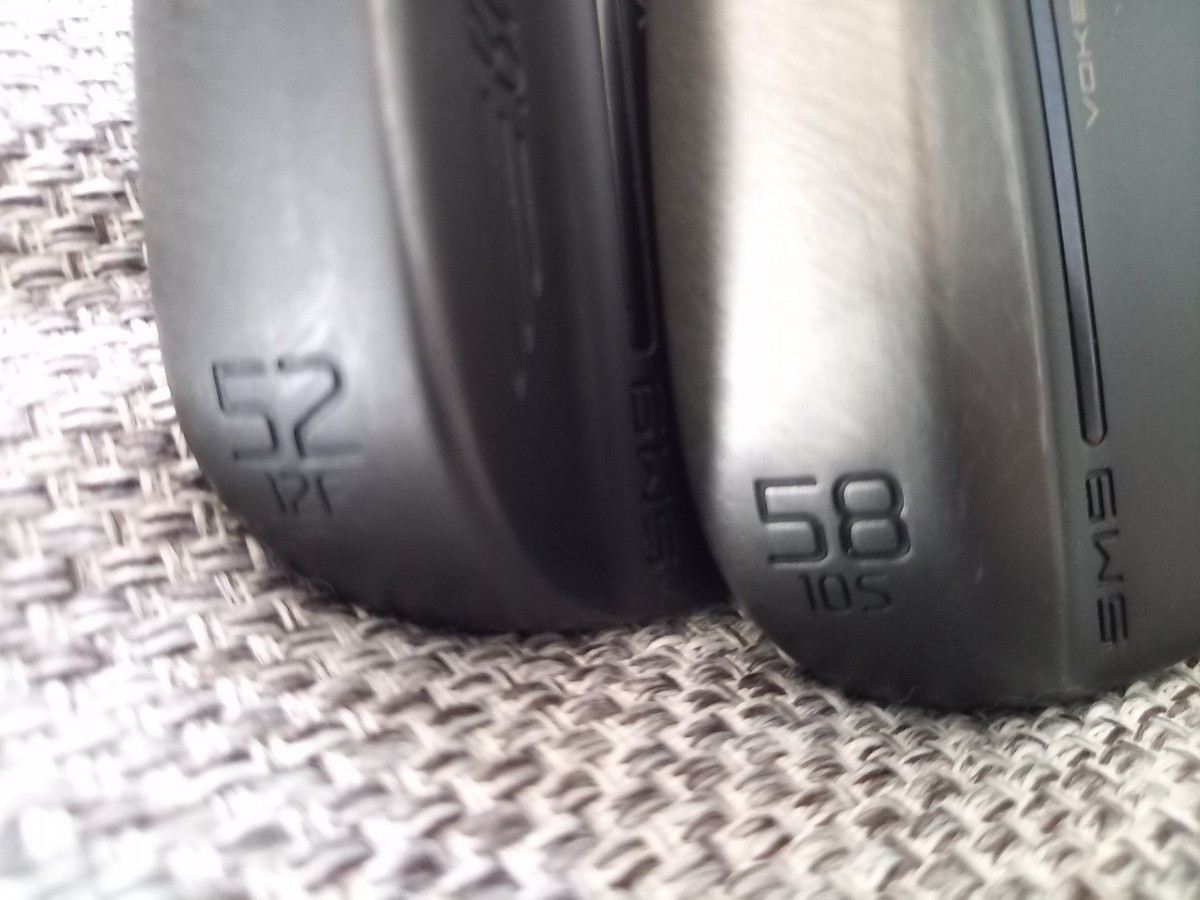 SM9 VOKEY DESIGN 52/12F、58/10S、ProjectX 6.5 ブラック