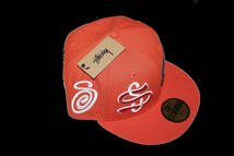 STUSSY SS NEW ERA CAP ORANGE SIZE 7 5/8 ステューシー_画像3