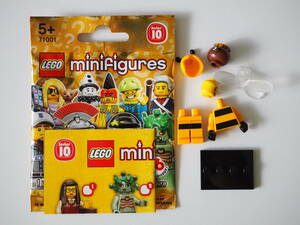 【開封未組立】LEGO レゴ ミニフィギュア シリーズ10 NO.７ バンブルビー・ガール Bumblebee Girl 蜂 ハニーポット minifigures series 10