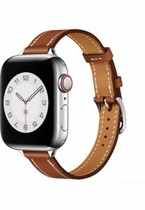 a-383 YUANHE 互換性のある Apple Watch レザーストラップ42mm / 44mm 45mm