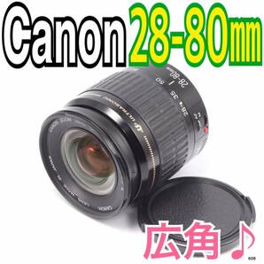 広角〜標準レンズ　キヤノン Canon EF 28-80mm（No.608）