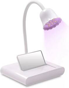 [Bl@ck Rock] gel nails light nails light Mini led uv rechargeable handy cordless 