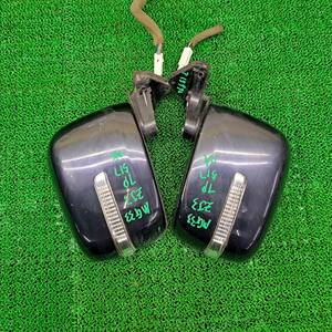 517 Nissan Moco MG33S turn signal attaching door mirror left right set side mirror driver`s seat side / passenger's seat side right left 7P operation verification OK ZJ3/ black 