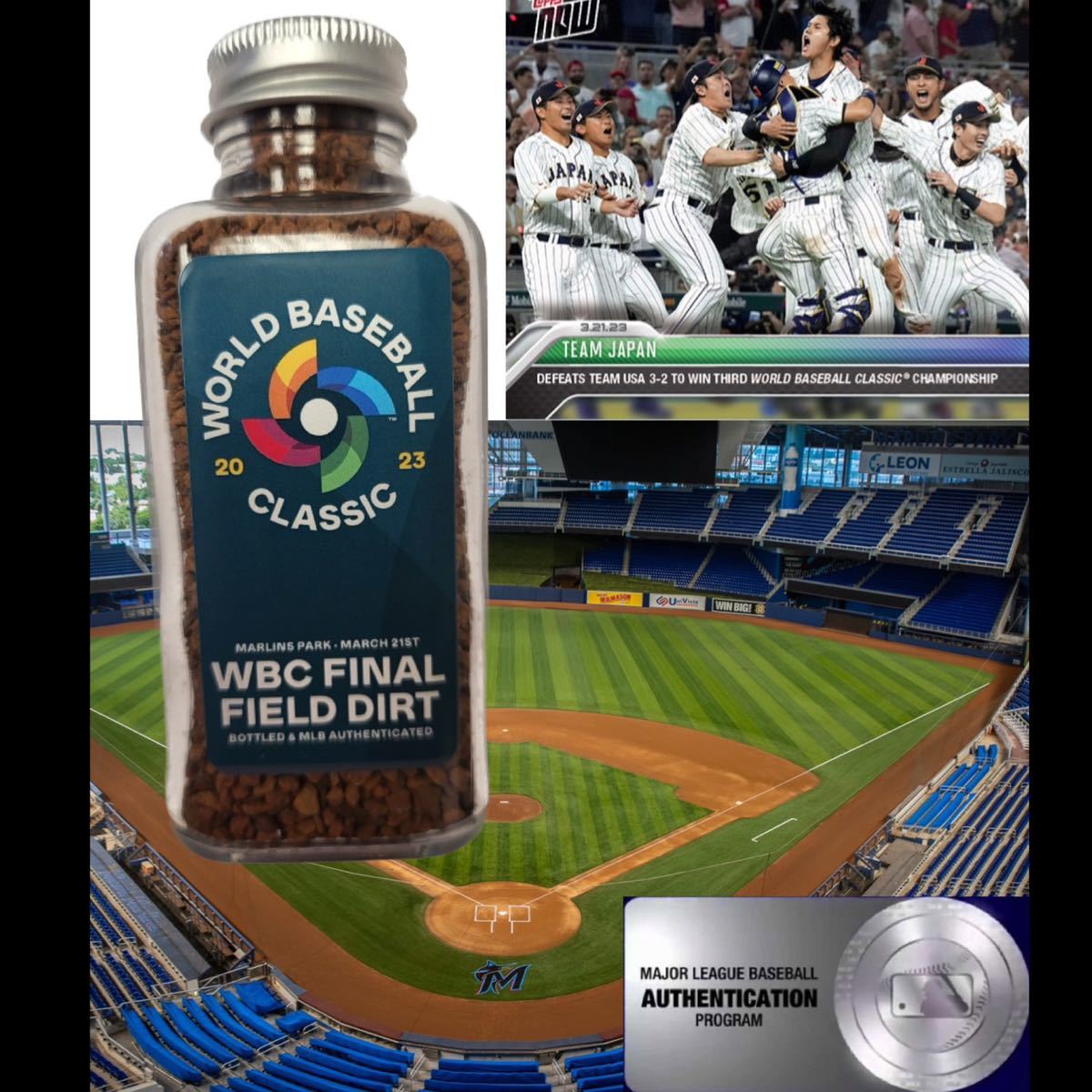 実使用】WBC決勝戦!グランドの土 MLB公式ホログラム付き camping.com