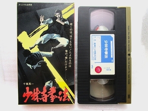 【VHSビデオ】『少林寺拳法』千葉真一志穂美悦子/宗道臣の波乱に満ちた半生