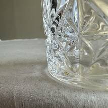 ロックグラス グラス　クリスタル Cristal de Flandre クリスタル　デ　フランドル　フランス製　ガラス　レトロ　おしゃれ　洋風_画像4