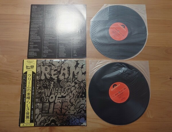 ★クリーム CREAM★クリームの素晴らしき世界 Wheels of Fire★帯付★2LPレコード★中古品★ジャケット角傷み 