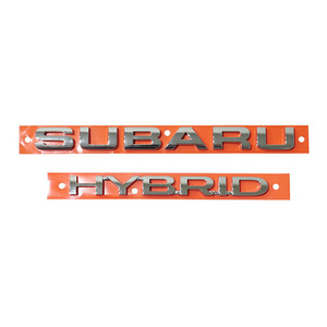 USスバル純正 SUBARU HYBRID ハイブリッド リアエンブレム ゲートエンブレム インプレッサXV クロストレック 93079FJ130