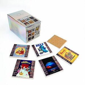  Disney 100 anniversary poster pattern tile Coaster { all 6 pattern set } Disney interior adult buying made in Japan (PWD)