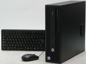 HP ProDesk 600 G2 SFF 6100 ■ i3-6100/DVDマルチ/省スペース/DisplayPort/Windows10 デスクトップ