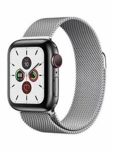 【新品】Apple Watch用 ミラネーゼバンド ストラップ シルバー アップルウォッチ シリーズ8 7 se 6 5 4(バンド幅 38 40 41mm対応)!