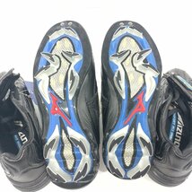 Mizuno ミズノ 野球シューズ ベースボールシューズ 19cm 20cm 2足セット スパイク ブラック ソフトボール 野球用 靴 展示品【道楽札幌】_画像7