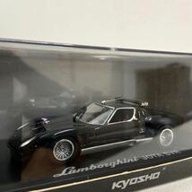 京商 1/43 Lamborghini Jota SVR Black / Silver ランボルギーニ イオタ ブラック シルバー スーパーカー ミニカー モデルカー_画像1