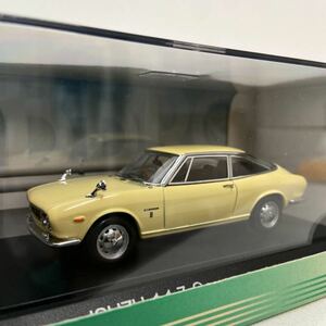 EBBRO 1/43 ISUZU 117 COUPE L.Yellow エブロ いすゞ クーペ 旧車 ミニカー モデルカー　国産名車