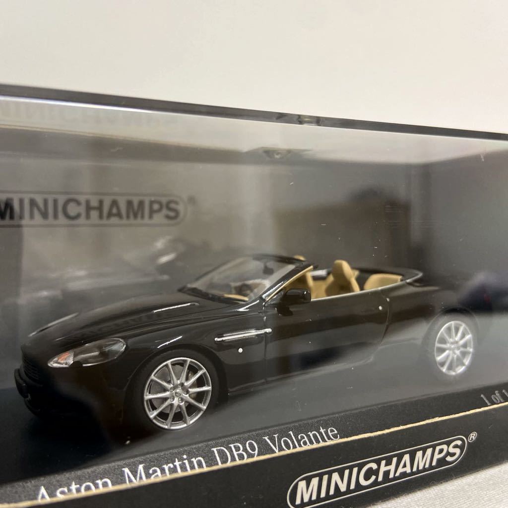 ジャンク品 MINICHAMPS 1/43 Aston Martin DB9 Cabrio 2009年 Black